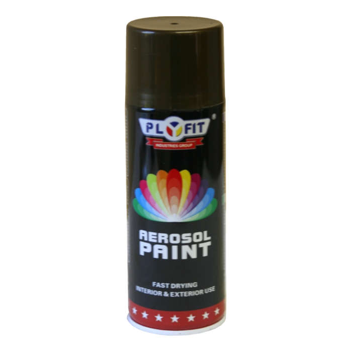 Plyfit Aerosol Spray Paint - Dark Brown - 300ml
