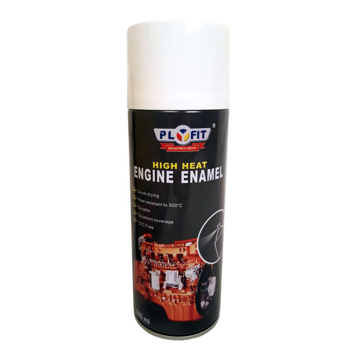 Plyfit Aerosol Spray Paint - High Heat Engine White - 300ml