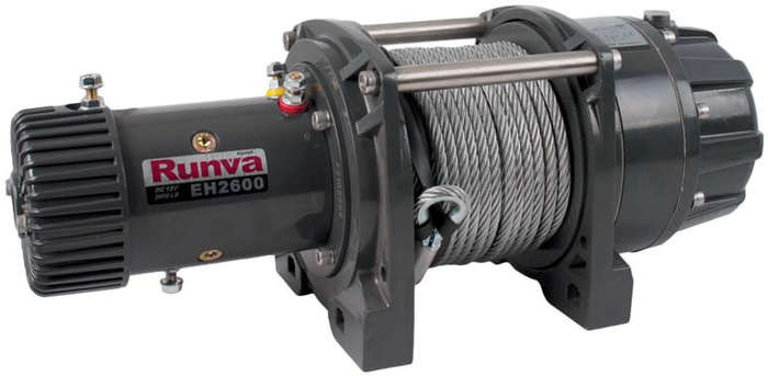 Runva 12 Volt Electric Hoist - 2600 lbs (1180 kg)