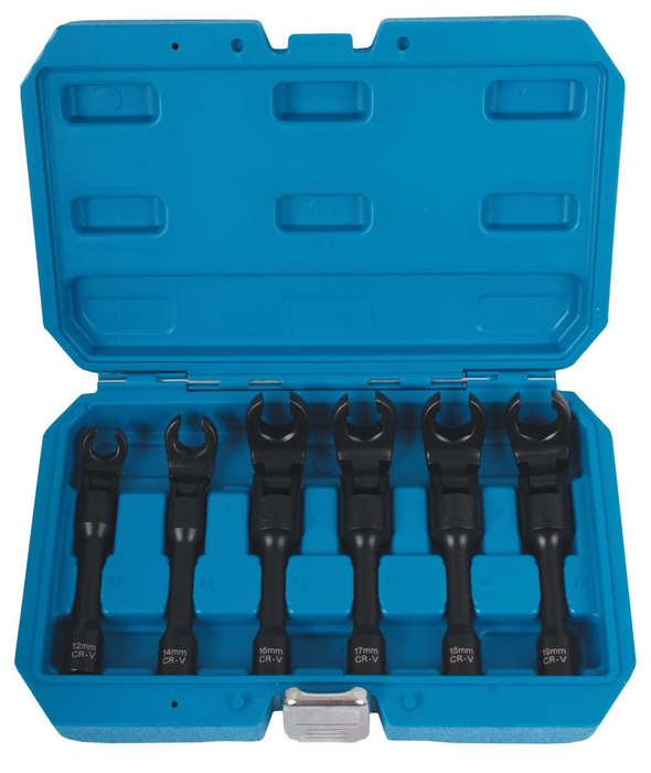 Diesel Injector Set - 6 Piece - Flexible Head - 12mm - 19mm