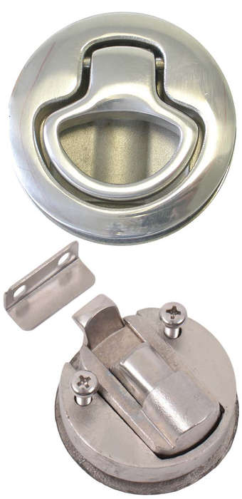 Door Latch - 61mm - Stainless Steel