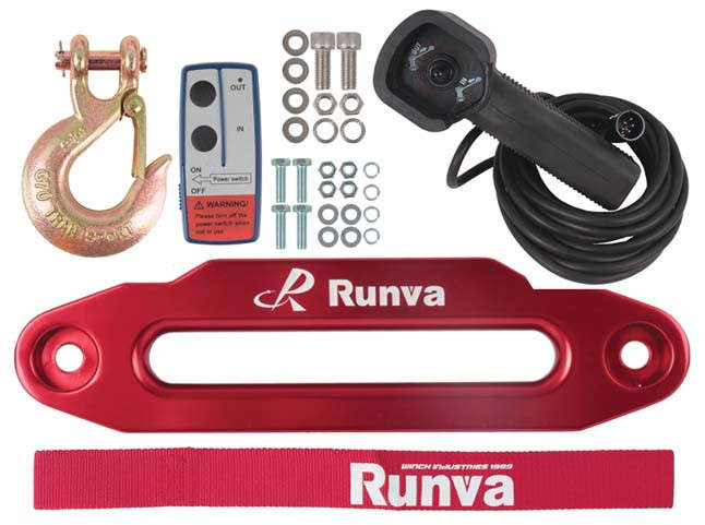 Runva 12 Volt - 12500lb (5670kg) - Electric Winch - IP67