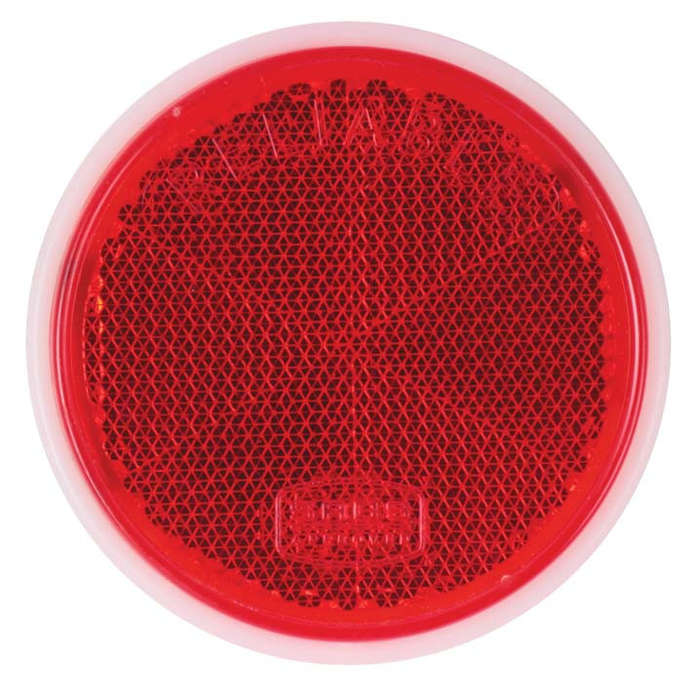 Round Red Reflector - 63mm