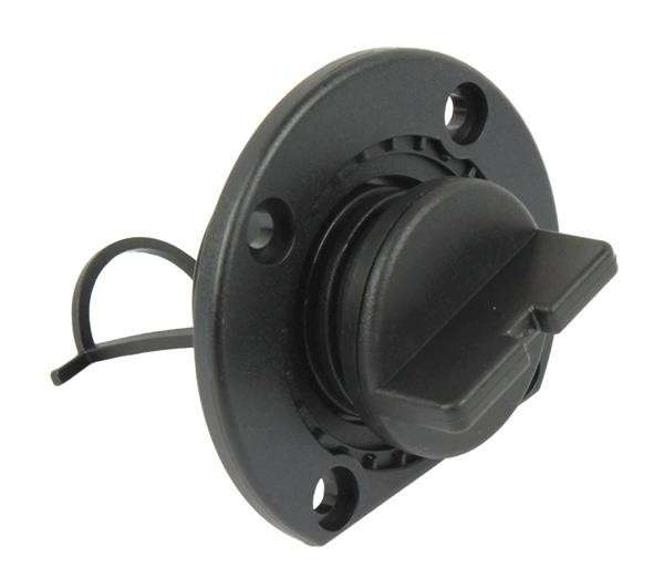 Nylon Drain Plug 1.25" - Black
