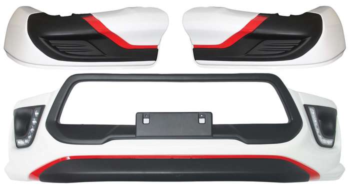 Front Bumper Cover Set for Toyota HiLux 2015 Onward