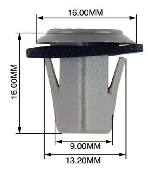 Panel Clips - Screw Saddle - 12mm - 10 Pieces