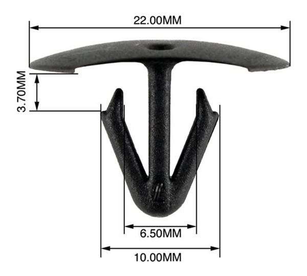 Panel Clips - 6.5 to 10mm - 10 Pieces