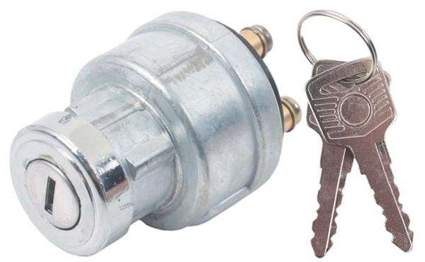 Universal Ignition Switch with Thick Barrel - 4 Terminal