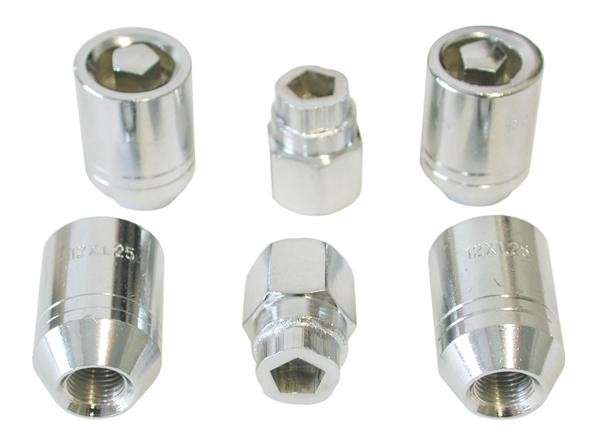 Locking Wheel Nut Set [21mm x 12mm x 1.25mm]