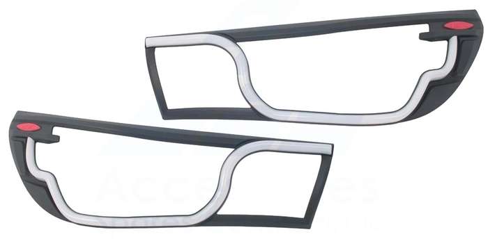 Toyota HiLux LED Head Lamp Cover Set (2016 Onward)