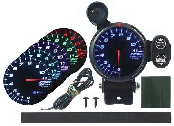 80mm Tachometer with 7 Colours