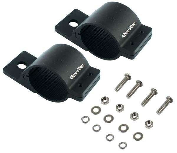 Spot Lamp Bracket Set - 49-54mm - Black
