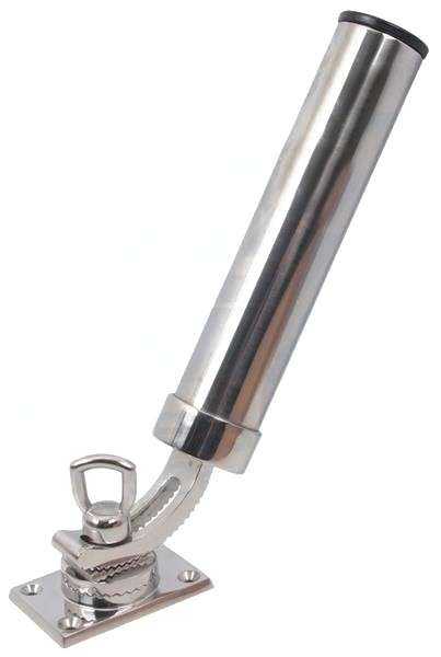 Rod Holder Rack - Stainless Steel - Stamped Triangle