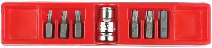 Coarse Spline Bit Set (1/2" Drive) - 7 Piece
