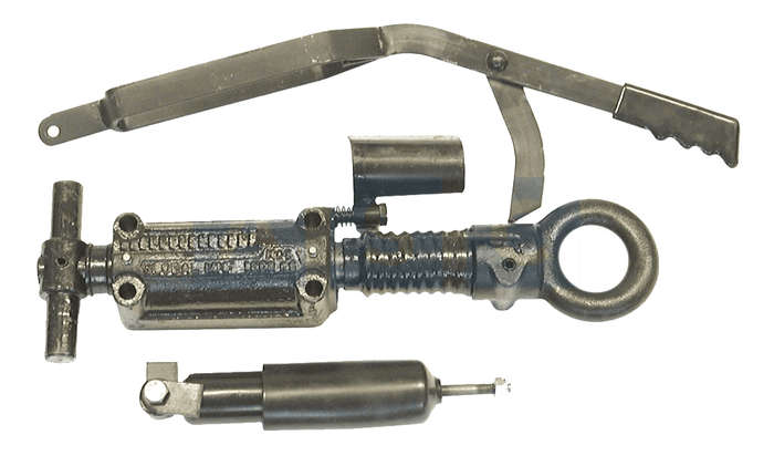 Trailer Eye Coupler with Shock and Brake Lever
