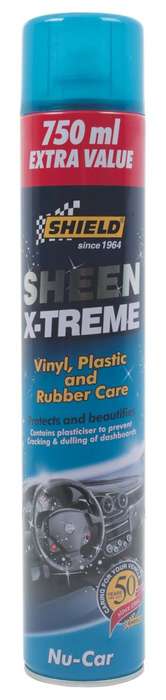 Shield Sheen Vinyl, Plastic and Rubber Care - Nu Car - 750ml