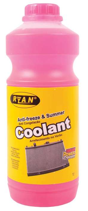 Ryan Anti-Freeze and Summer Coolant - Pink - 1 Litre