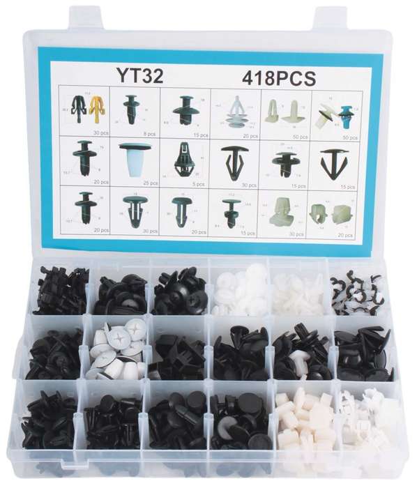 Panel Clips - Assorted for Honda - 418 Pieces
