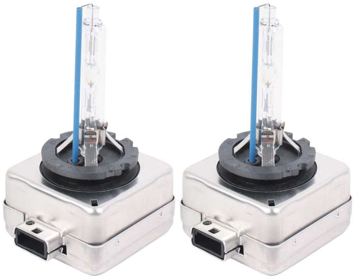 D1S HID 35W 12V 8000k Globes - 2 Pieces per Pack