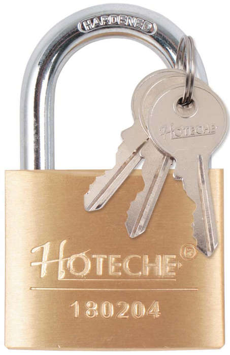 Brass Pad Lock - 40mm - 161g - Heavy Duty