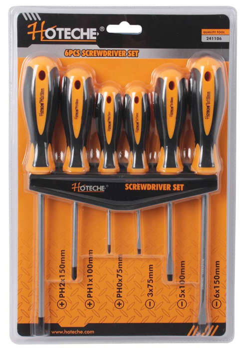 Hoteche 6 Piece Screwdriver Set