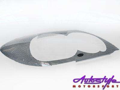 Toyota Fortuner 05up Carbon Headlight Shields