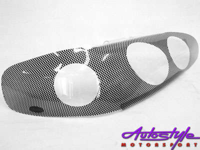 Carbon Look Headlight Guard To Fit Toyota Camry 91-01