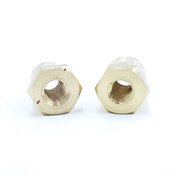 BZ134  Redman - Auto  Battery Post - Screw-on Adaptor Set Brass