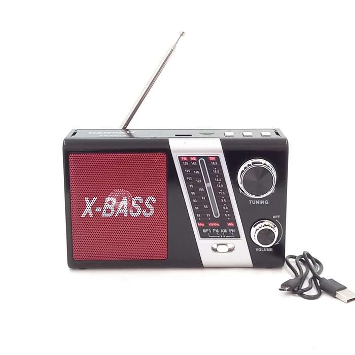 LN025 Appliance - Harwa Solar Radio, 3 Band.USB/MP3/LED Light/Solar Panel