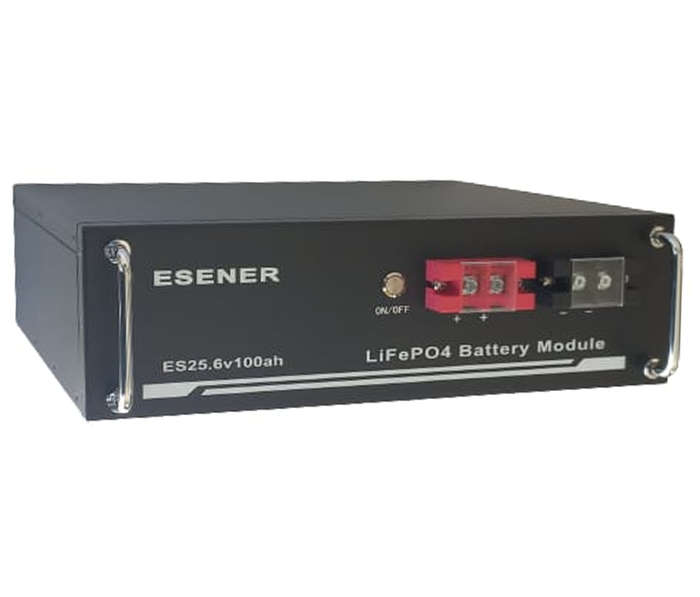 BU024B ESENER - Battery Lithium Iron LifePO4 24 Volt  2.56KWH 100Ah. Rack Mount