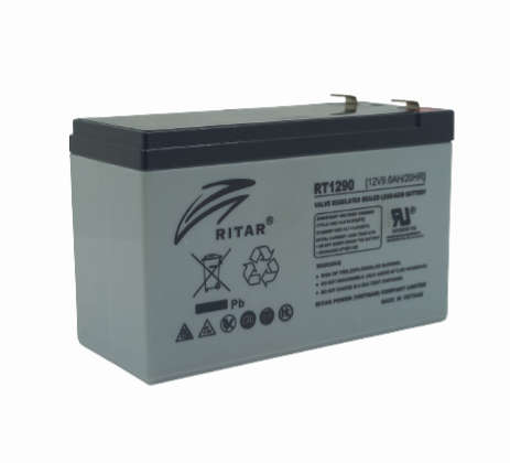 BY058 Ritar - GP Battery Sealed Lead Acid  12V 9Amp Large Terminal. New