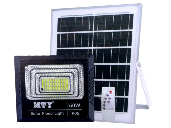 LA054 MTY - Floodlight Outdoor LED with Solar Panel IP65 50 Watt