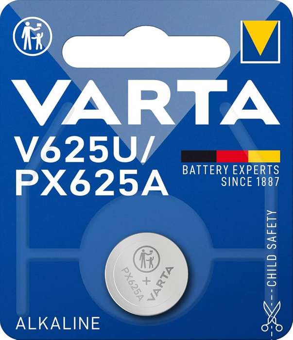 NA350 - VARTA - V625 UA 1.5V Alkaline Battery n. .1 Pack -