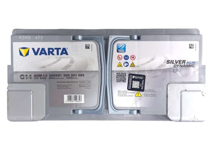 BB042 Varta 658 AGM Stop - Start Battery  12 Volt 95 Ah. No battery add R450