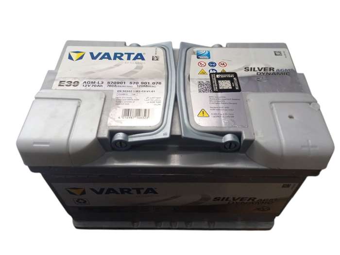 BB038 Auto - VARTA 652 - AGM Battery  12 Volt 70Ah with OLD Battery. Plus R350 without Old Battery
