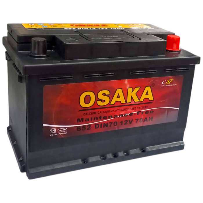 NC462  Osaka 652 - Auto Battery 12 Volt 70 Ah with OLD Battery. Plus R220 without OLD Battery.