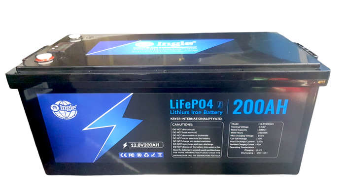 BU023H Ingle - Battery Lithium LifeP04  12.8 Volts 200 Ah