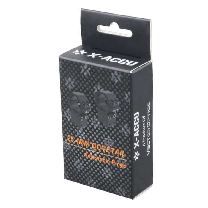 25.4MM ADJUSTABLE DOVETAIL RING - XASR-2515