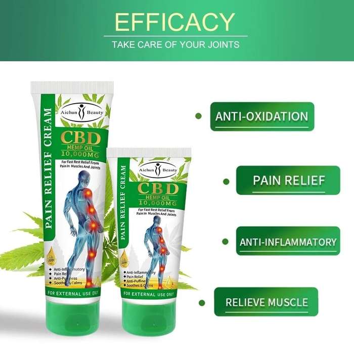 CBD Hemp Oil Pain Relief Cream -10 000MG - 100ml