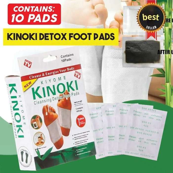 Kinoki Cleansing Detox Foot Pads - Box Of 10