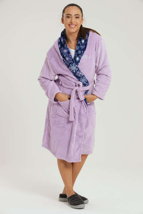 Plush Hooded Luxury Winter Gown