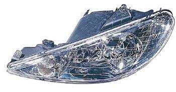 206 Head Lamp Lhs 2001-2008