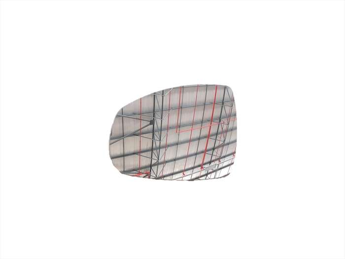Audi A1 Glass+heat Door Mirror, Left Early Model,2011-2015