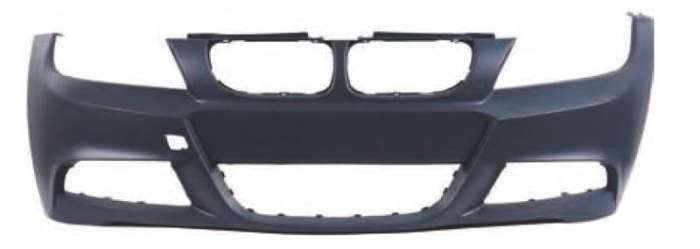 E91 / E92 Front Bumper 2010-2014 (exclude M3) - With Tow Hitch Hole (no Washer, No Pdc)