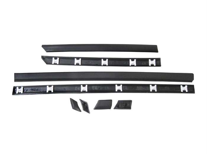 Vw Golf 3 Body Beading+cllip Set 8pc 1992-1999 >jetta Mk3