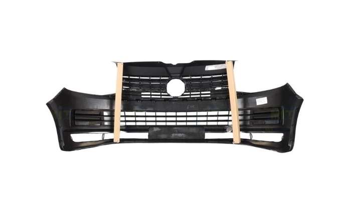 Vw Transporter/caravelle T6 Front Bumper+bumper Grille+grille, Grained 2015-2020