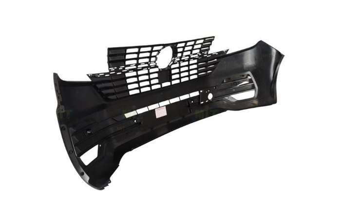 Vw Transporter Caravelle T6 Front Bumper + Grille+bumper Grille+pdc Hole Grained 2020-2022