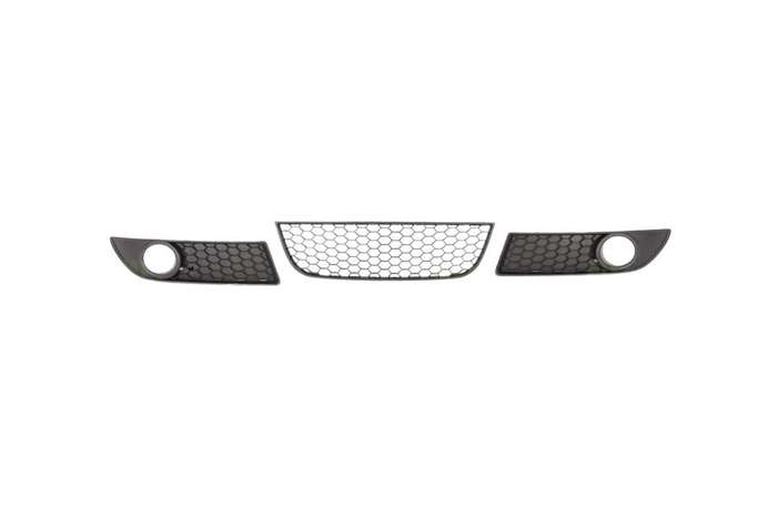 Vw Polo 2 Front Bumper+grille+bumper Grille+strip+spoiler Complete, Gti 2005-2009