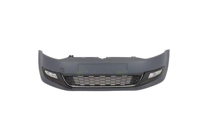 Vw Polo 6 Front Bumper+ Main Grille+bumper Grille+spoiler Gti 2010-2015