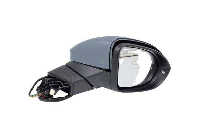 Vw Golf 8 Door Mirror+led+puddle Lamp,+memory,+heat, Electric, 11 Pin Gti Right 2021-